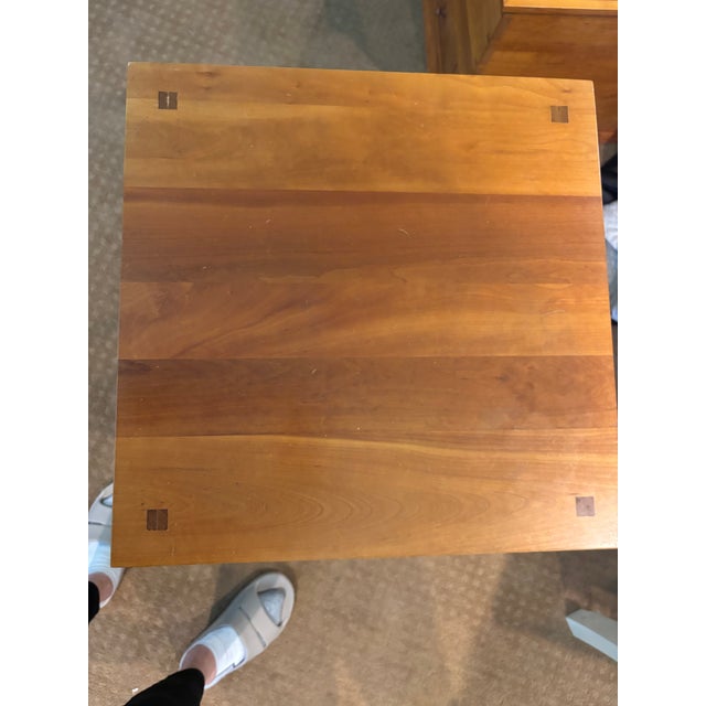 1990s Vintage Harden Solid Cherry One-Drawer Side Table For Sale - Image 5 of 5