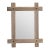 19th Century France Antique White Wood Mirror For Sale