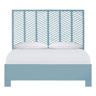 Liam Standard Bed Double - Pool Blue For Sale