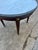 Wood French 19th Century Louis XVI Mahogany Oval Bouillotte Marble Top Side Table For Sale - Image 7 of 8