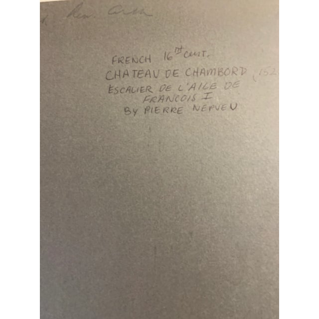 Gothic Antique French Chateau De Chambord Photograph For Sale - Image 3 of 4