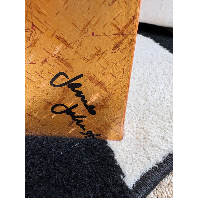 Post Modern Style Hand Crafted Gilded Wood Room Divider by James Johnston For Sale - Image 13 of 18