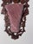 Wood Antique Black Forest Carved Walnut Wall Pocket With Female Portrait For Sale - Image 7 of 9