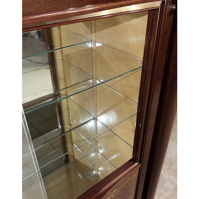 Art Deco Showcase Cabinet attributed to J. Leleu for Maison Leleu, 1940s For Sale - Image 9 of 18