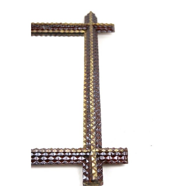 Late 19th Century Art Wall Rustic Tramp Mirror, Austria, 1880 For Sale - Image 10 of 18