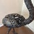 Abstract Vintage Industrial Recycled Metal Bird Sculpture Signed For Sale - Image 3 of 12