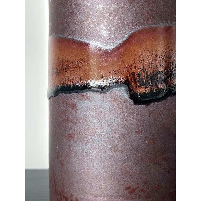 Early Ceramic Vase with Unique Glaze by Brother Thomas Bezanson For Sale In Atlanta - Image 6 of 18