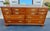 Chippendale Late 20th Century Henkel Harris Solid Black Cherry 10 Drawer Double Dresser With Mirror For Sale - Image 3 of 11