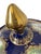 Large Vintage Limoges France Cobalt Blue Gold Courting Couple Handpainted Urn For Sale - Image 11 of 11