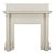 Colonial Revival Wooden Mantel With Fluted Pilasters For Sale