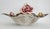Mid 20th Century Bowl Centerpiece Spaghetti Porcelain & Roses Italy 1960s For Sale - Image 5 of 13