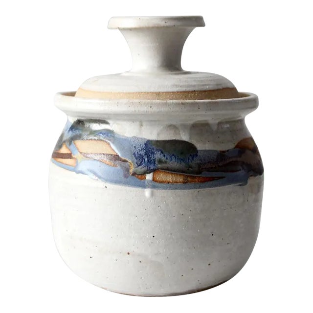 Vintage Studio Pottery Jar For Sale