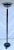 Mid 19th Century Postmodern Torchiere Chrome, Lucite and Marble Floor Lamp For Sale - Image 11 of 13