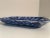 Antique Blue & White Spongeware Platter - 8 X 11.5 For Sale - Image 9 of 9