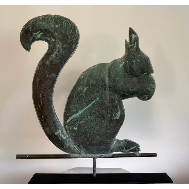Large 19th Century Copper Squirrel Weathervane, Attributed to e.g. Washburne & Co., New York, Ca. 1880–1900 For Sale - Image 6 of 6