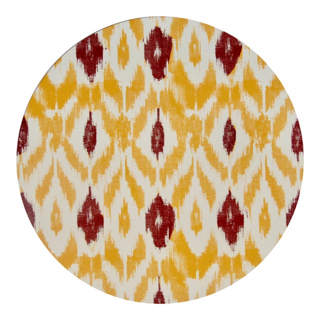Ikat Placemat in Saffron Chairish