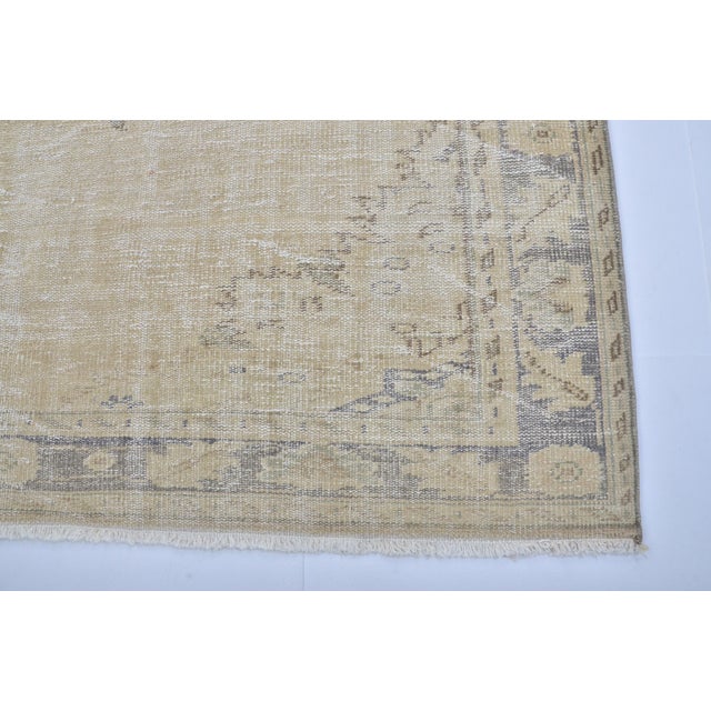 Turkish 1950s Turkish Oushak Oversize Carpet For Sale - Image 3 of 9