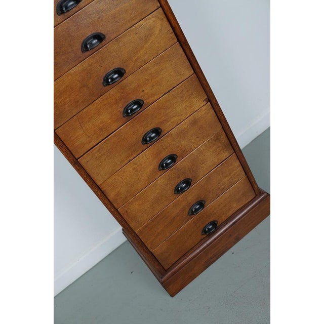 Vintage Dutch Poplar Apothecary Cabinet, 1950s For Sale - Image 5 of 13