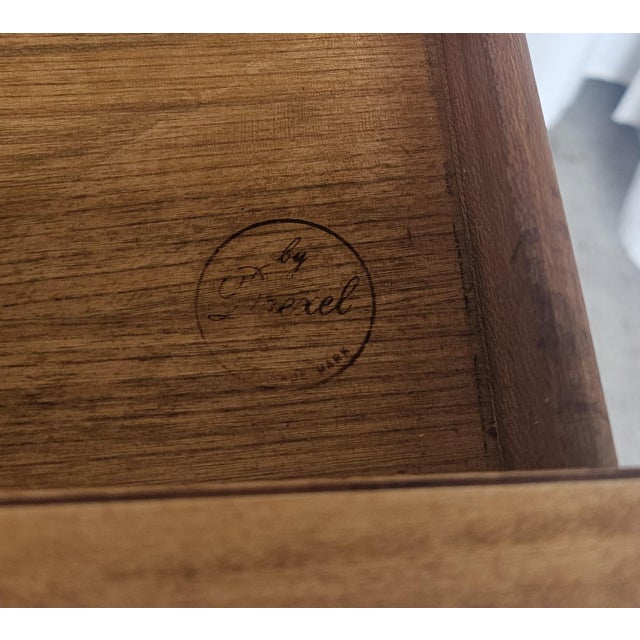 Vintage Tall Dresser, Drexel Precedent Collection by Edward Wormley, Mid Century Modern Chest of Drawers For Sale - Image 13 of 18