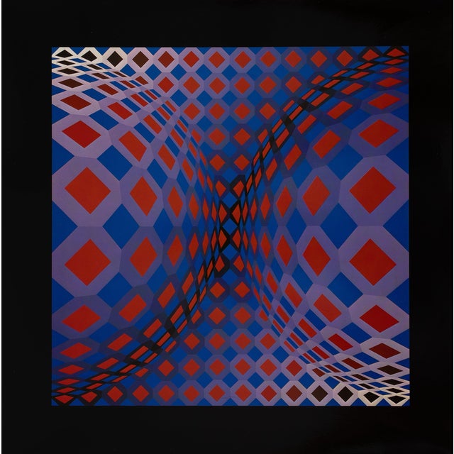 Victor Vasarely, ONDOCTRO X, Etching For Sale
