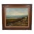 Vintage Signed Landscape Oil Painting by Chris Tyrrell in Carved Wood Frame For Sale