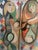 Abstract Large Mid Century Modern Studio Abstract Acrylic Mixed-Media Painting Picasso Inspired Original Decorative Artwork Handcrafted Girl Before a Mirror For Sale - Image 3 of 14