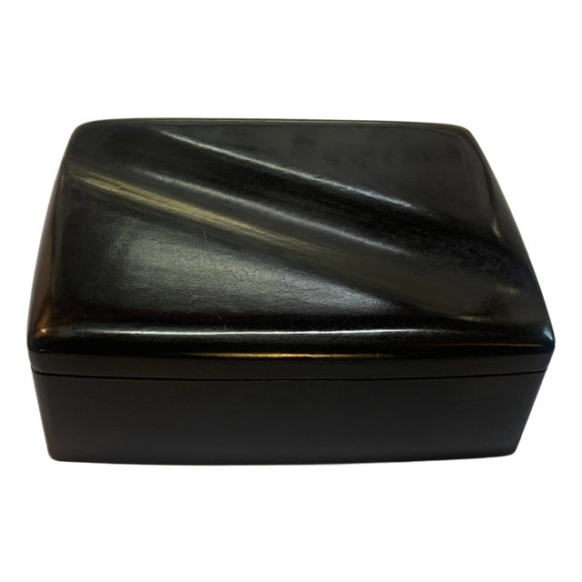 Vintage Tiffany & Co, Elsa Peretti Black Leather 