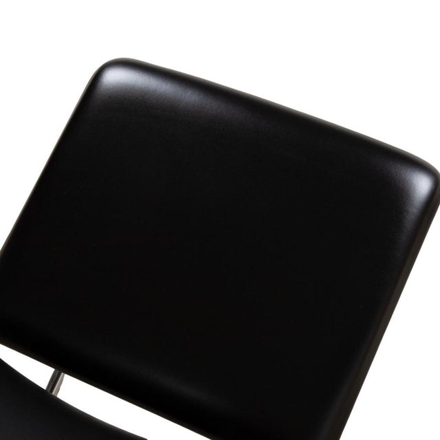 Black Chairs in Black Leather from Draenert, Set of 6 For Sale - Image 8 of 18