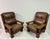 Brutalist Set of Brutalist Oak Armchairs, 1960s For Sale - Image 3 of 18