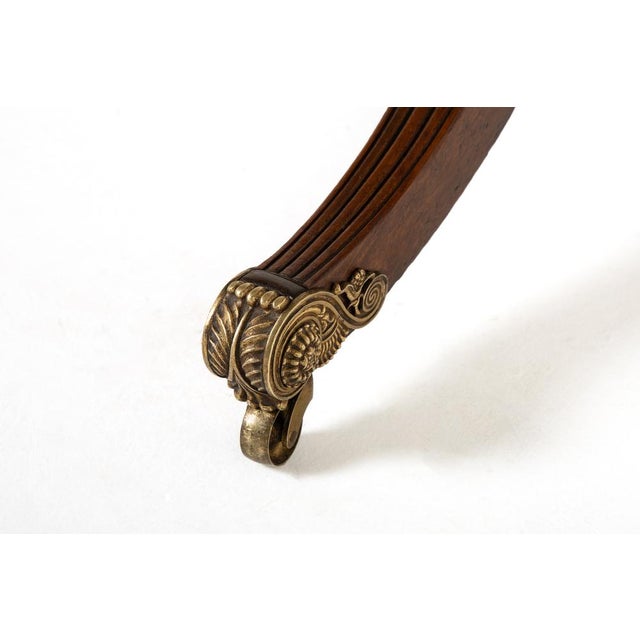 Wood 19th Century English Regency Mahogany Drum Table For Sale - Image 7 of 11