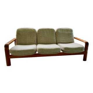 Mid-Century Danish Teak Sofa from Dyrlund, 1970s For Sale