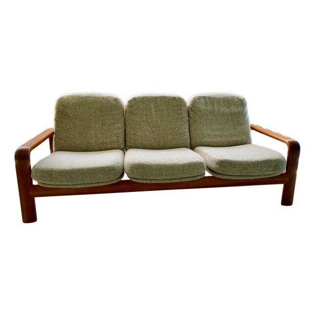 Mid-Century Danish Teak Sofa from Dyrlund, 1970s For Sale