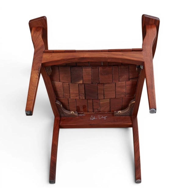 2010s An Alan Daigre Wood Crafted Armchair For Sale - Image 5 of 6