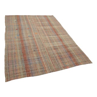 Vintage Turkish Flatweave Kilim Rug For Sale