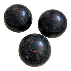 Vintage English Lawn Balls- Set of 3