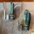 Two 1960s. Space Age Steel and Blue and Verde Nilo Glass Wall Sconces by Veca For Sale - Image 15 of 15