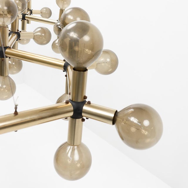 Atomic Ceiling Lamp by Haussmann for Swisslamps International, 1960s For Sale - Image 10 of 16