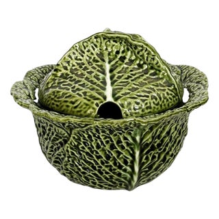 Tureen Vide-Poche in the Shape of Cauliflower, France, 1980s For Sale