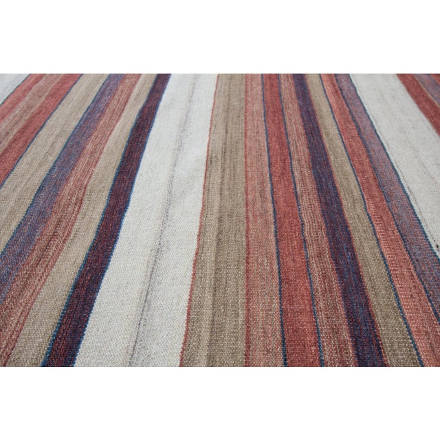 2010s 21st Century Modern Kilim Rug, 5'8" X 8'1" For Sale - Image 5 of 7