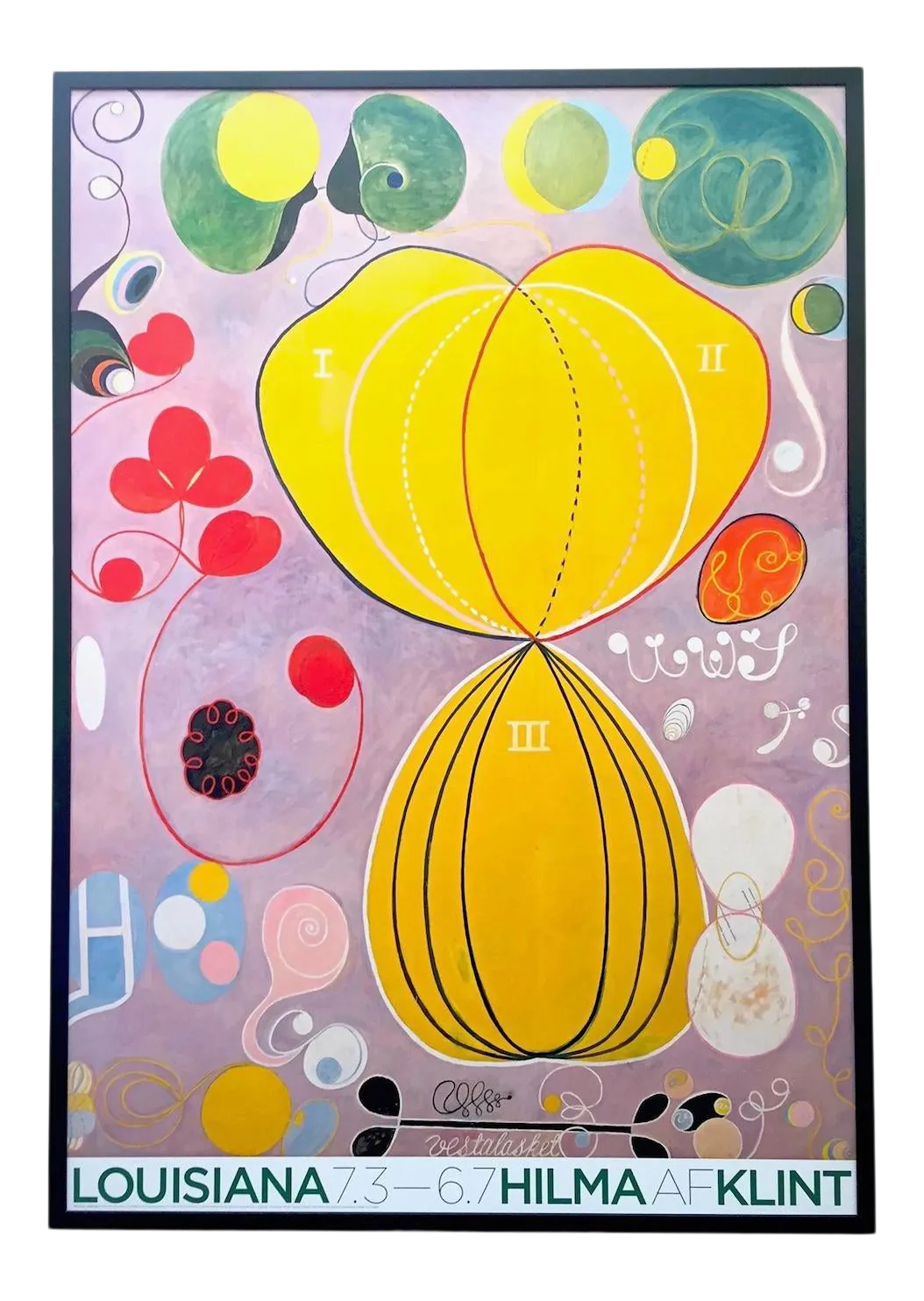 Hilma Af Klint Swedish Abstract Lithograph Print Extra Large