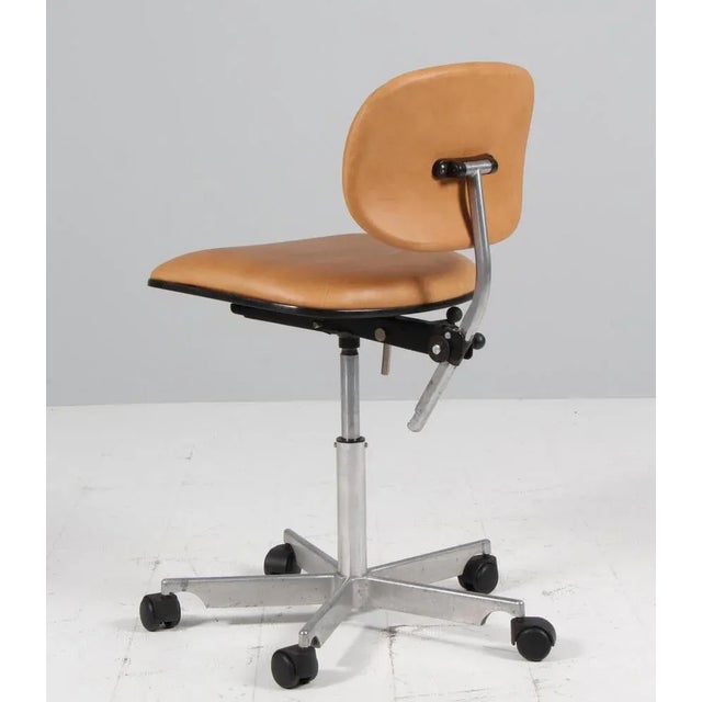 Silver Kevi Office Chair from Jørgen Rasmussen, 1960s For Sale - Image 8 of 10