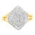 Haus of Brilliance 10K Yellow Gold Diamond Cocktail Ring (1/2 Cttw, J-K Color, I2-I3 Clarity) - Size 6 EVS1010 For Sale - Image 4 of 7