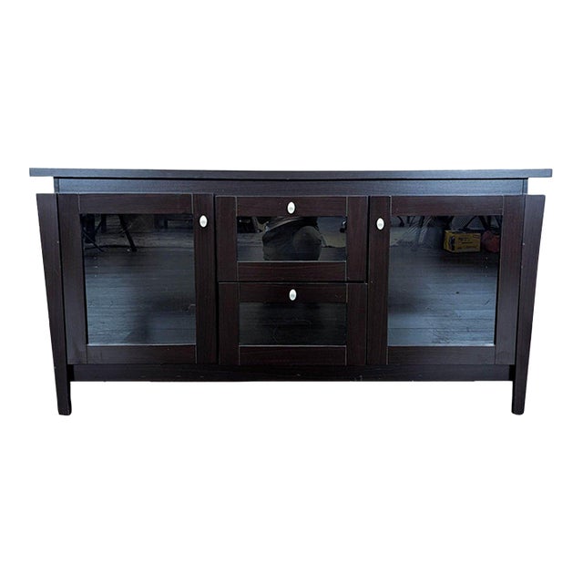 Two Cabinet Sideboard With Two Drawers For Sale