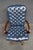Leathercraft Tufted Leathercraft Swivel Office Chair With Cherry Frame For Sale - Image 4 of 10