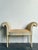 Vintage Regency Hand Painted Bow Front Bench For Sale - Image 11 of 12