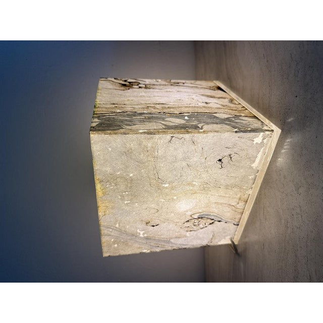 Mid-Century Modern Cube Table Lamp, 1970s For Sale - Image 4 of 18