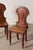 Pair of Late 19th Century Victorian Hall Chairs With Petite Floral Cravings For Sale - Image 4 of 10