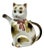 1920s Mid-Century Chinese Cat Teapot For Sale