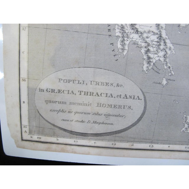 Rustic European D Mac Pherson Antique 1827 Geography Map of Ancient Greece For Sale - Image 3 of 6