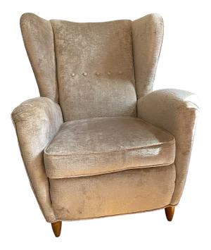 1950s Paolo Buffa Wingback Chair
